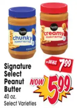 Jewel-Osco Signature Select Peanut Butter offer