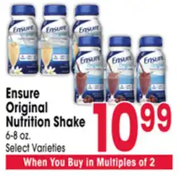 Jewel-Osco Ensure Original Nutrition Shake offer