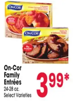 Jewel-Osco On-Cor Family Entrées offer