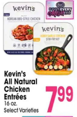 Jewel-Osco Kevin's All Natural Chicken Entrées offer
