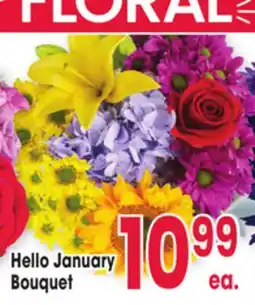 Jewel-Osco Hello January Bouquet offer