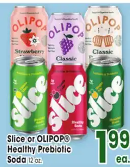 Jewel-Osco Slice or OLIPOP Healthy Prebiotic Soda offer