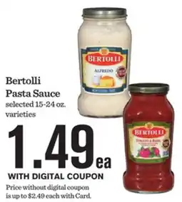 Mariano's Bertolli Pasta Sauce offer
