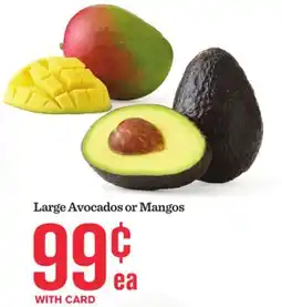 Mariano's Large Avocados or Mangos offer