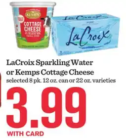 Mariano's LaCroix Sparkling Water or Kemps Cottage Cheese offer