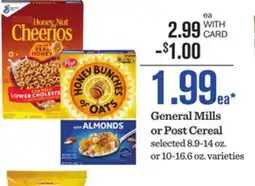 Mariano's General Mills or Post Cereal offer