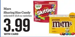 Mariano's Mars Sharing Size Candy offer
