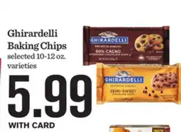 Mariano's Ghirardelli Baking Chips offer