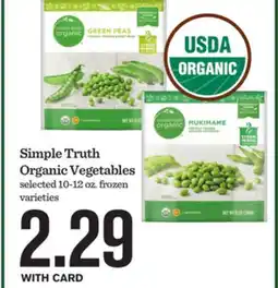 Mariano's Simple Truth Organic Vegetables offer