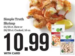 Mariano's Simple Truth Shrimp offer