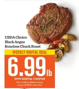 Mariano's USDA Choice Black Angus Boneless Chuck Roast offer