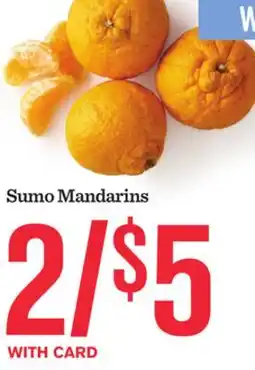 Mariano's Sumo Mandarins offer