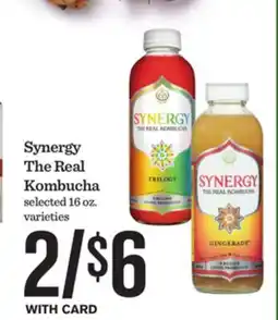 Mariano's Synergy The Real Kombucha offer