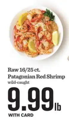 Mariano's Raw 16/25 ct. Patagonian Red Shrimp offer