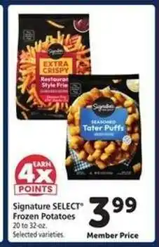 Safeway Signature Select Frozen Potatoes offer