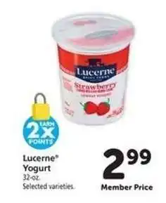 Safeway Lucerne Yogurt offer