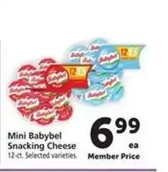 Safeway Mini Babybel Snacking Cheese offer