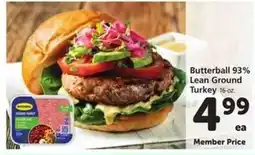 Safeway Butterball 93% Lean Ground Turkey offer