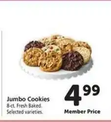 Safeway Jumbo Cookies offer