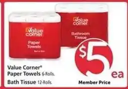 Safeway Value Corner Paper Towels offer