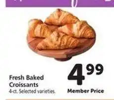 Safeway Fresh Baked Croissants offer