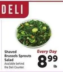 Safeway Shaved Brussels Sprouts Salad offer