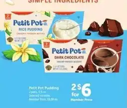 Safeway Petit Pot Pudding offer