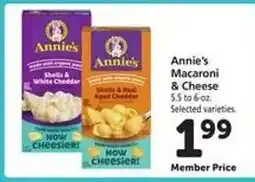 Safeway Annie's Macaroni & Cheese offer