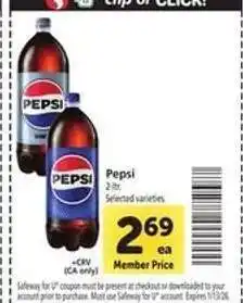 Safeway Pepsi offer