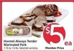 Safeway Hormel Always Tender Marinated Pork offer
