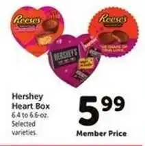 Safeway Hershey Heart Box offer