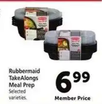 Safeway Rubbermaid TakeAlongs Meal Prep offer