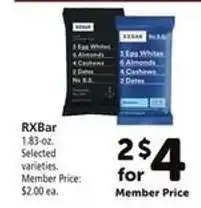 Safeway RXBAR offer