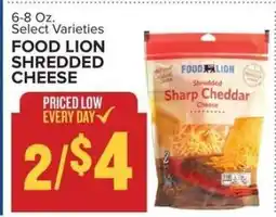 Food Lion Food Lion Shredded Cheese offer