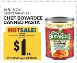 Food Lion Chef Boyardee Canned Pasta offer
