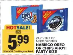 Food Lion Nabisco Oreo or Chips Ahoy! Party Size offer