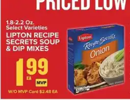 Food Lion Lipton Recipe Secrets Soup & Dip Mixes offer