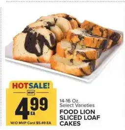 Food Lion Food Lion Sliced Loaf Cakes offer