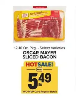 Food Lion Oscar Mayer Sliced Bacon offer