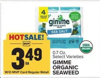 Food Lion GIMME ORGANIC SEAWEED offer