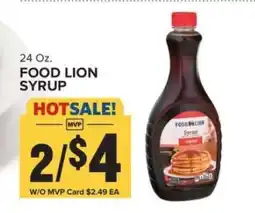 Food Lion FOOD LION SYRUP offer