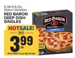 Food Lion Red Baron Deep Dish Singles offer