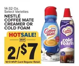 Food Lion Nestlé Coffee Mate Creamer or Cold Foam offer