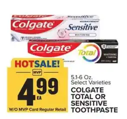 Food Lion Colgate Total or Sensitive Toothpaste offer
