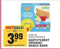 Food Lion Earth's Best Organic Snack Bars offer