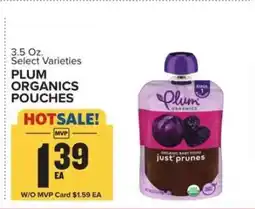 Food Lion Plum Organics Pouches offer