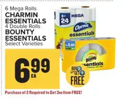 Food Lion Charmin Essentials & Bounty Essentials offer