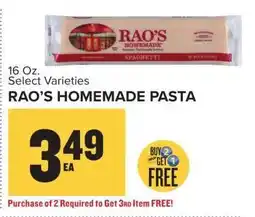 Food Lion Rao's Homemade Pasta offer
