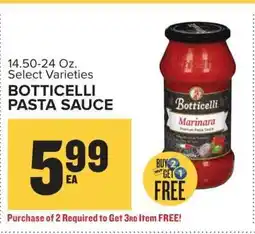 Food Lion Botticelli Pasta Sauce offer
