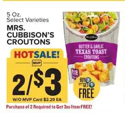 Food Lion Mrs. Cubbison's Croutons offer